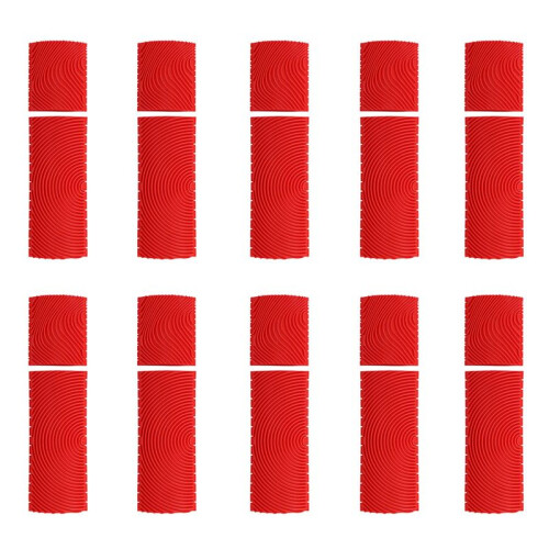 20 PeçAs 3 Polegadas 6 Polegadas ImitaçãO de GrãO de Madeira Pincel Rolo de Pintura Conjuntos de Pintura de Parede Textura de Parede Conjunto de