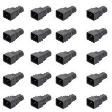 20X Beige Color IEC 320 C13 to C20 AC Adapter, IEC 15A to 10A,16A to 10A AC Converter,C20 16A to C13 10A Power Connector