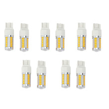 7443, T20 Led Bulbs Amber Yellow 900 Lumens Super Bright Turn Signals Light Brake Stop Parking Light (Pack of 10)