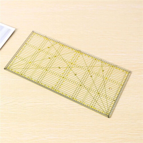 3X Cutting Ruler Multi-Purpose Patchwork Cloth Quilt Ruler Diy Garment Design Drawing Cutting  Ruler 30 X 15Cm 2