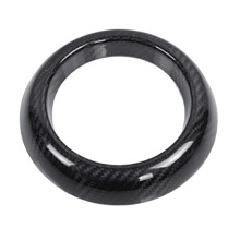 Car Gear Shift Knob Trim Ring Carbon Fiber Shift Knob Trim Frame for F60 Countryman Car Interior Accessories