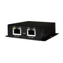 IEEE 802.3af/At POE Extender 1 Input 2 Output 2 POE Extender&Injector 10/100/1000Mbps VLAN Max250m 30W