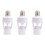 3PCS AC 110-220V 360 Pir Induction Motion Sensor IR Infrared Human E27 Plug Socket  Base Led Bulb Lamp Holder 1