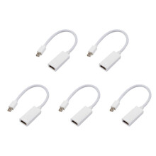 5X Convertisseur D'Adaptateur (M / AF) de Cable Port D'Affichage Vers pour Surface Book, Surface Pro 4 / Pro 3 / Pro 2 Tablet PC
