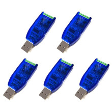 5X Convertisseur Industriel USB Vers RS485 RS232 Protection de Mise à Niveau Convertisseur RS485 Compatibilité V2.0 Connecteur -485 Standard