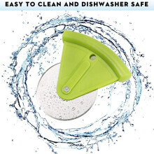 Pizza Cutter Wheel with Protective Guard-Portable Pizza Slicer with Stainless Steel Blade,Durable Blade Cover
