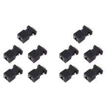 10X VGA Extender Male to LAN CAT5 CAT6 RJ45 Network Cable Adapter