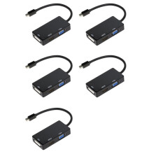 5X Display Port for to HDTV VGA DVI Adapter for Pro Air