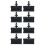 8Pcs 250-201 Quick Change Tool Holder Turning and Facing Tool Holder for Lathe Cutter Cutting Tool Bits 1