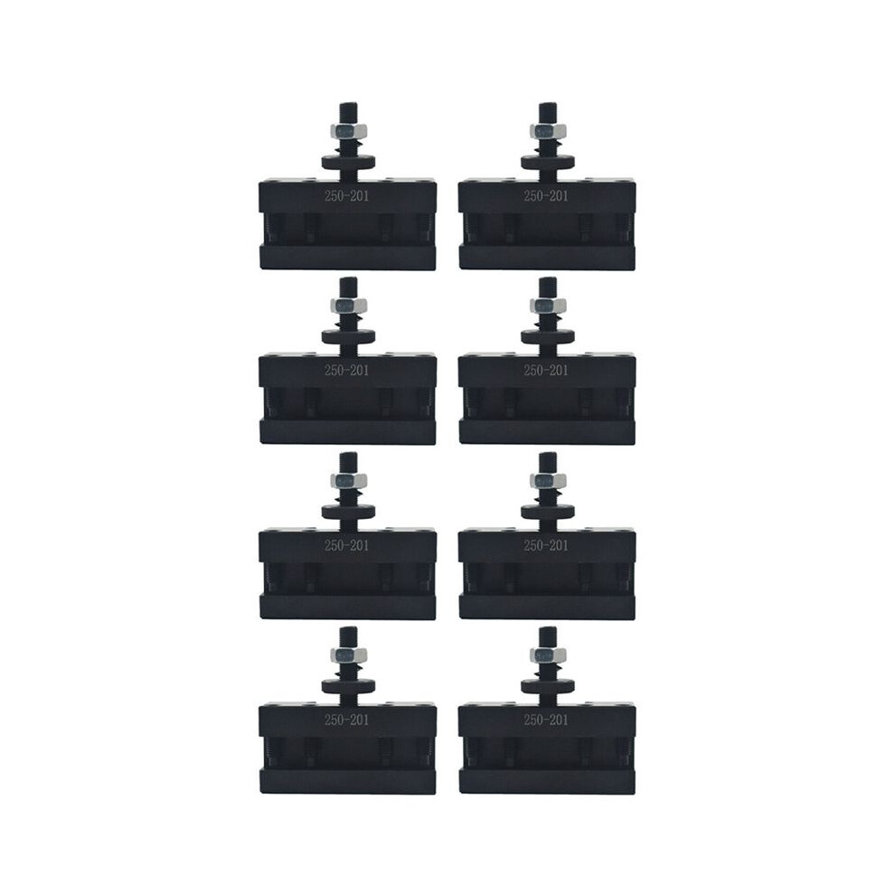 8Pcs 250-201 Quick Change Tool Holder Turning And Facing Tool Holder For Lathe Cutter Cutting Tool Bits 4711172667767