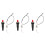 Gas Grill Push Button Kitchen Lighter Piezo Ignition Kit Universal Threaded Plug 3Pcs 1