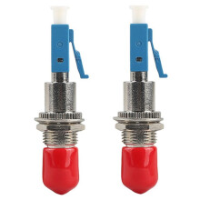 2X ST to LC Adapter, Single Mode 9/125Um ST/UPC Female to LC/UPC Male Hybrid Optical Fiber Adapter Connector