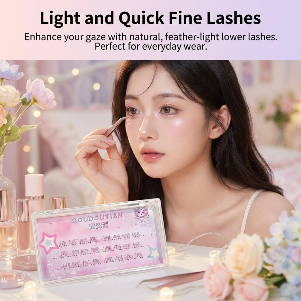 Creation-3C (3 Row) Lightweight Natural Fiber False Eyelashes