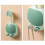 Shower Head Bracket Plastic Rubber-Coated 15x7 cm 10