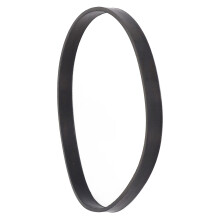 2 Stück Schwarzer Gummischnurriehmen für Kreissäge, 13mm x 3mm, für 8-Zoll-Holzarbeitsrad