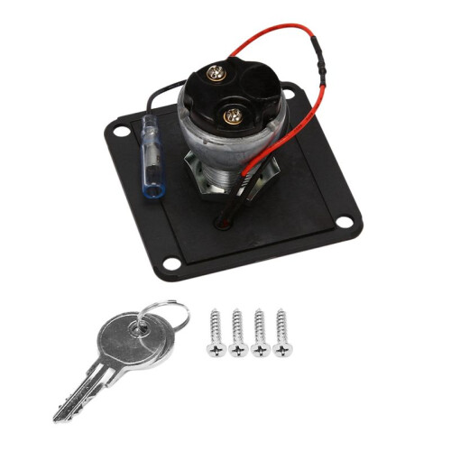 2X Universal 12V Car Boat Motorcycle Ignition  Key Ignition  Panel 2Position with 4 Keys 2