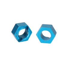 20x A949-11 Aluminium Hexagone Roue SièGe Hexagonal Montage Hub Broches 7Mm Mise à Niveau PièCes pour 1/18 A949 A959 A969 A979 K929 RC Voiture