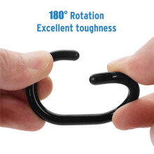 120 PCS Shower Curtain Rings Plastic Shower Curtain Hooks for Bathroom Shower Rod