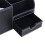 2pcs PU Leather Multi-Function Desk Stationery Organizer Storage Box Pen/Pencil,Cell Phone,(Black-Flannel) 7