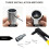 Thread Tip Replacement,Ultra Threaded Tip Repair Kit 1 Inch Extension Pole Adapter Tips for Mop Broom Brush 2set 4