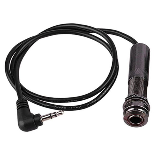 4X Guitar Pickup Cable Piezo Cable End Pin Jack Guitar Adapter Stereo Instrument Cable