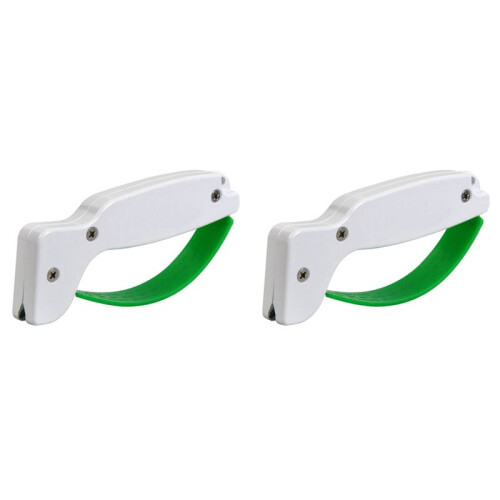2X Tool Sharpener, Sharpening Knives, Cleavers, Axes, Machetes, Serrated Blades, Double  Cutting Blade Sharpener