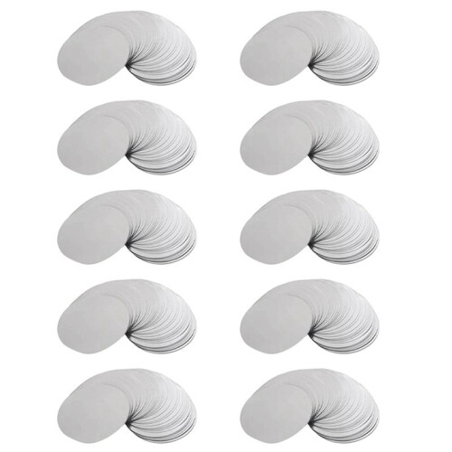 1500 Pcs 3 Inch Silver Wine Pourer Discs Drip-Proof Drip Pouring pour Spout pour Wine Thin Slice