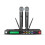 Professional Wireless Microphone Set Mic UHF Long Range Dual Antenna for Karaoke Stage Performances EU Plug 1