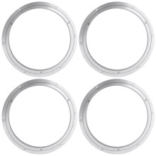 4X Aluminium Rotating Turntable Bearing Swivel Plate 12 Inch Silver