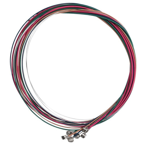 24x Rainbow Colorful Color String för Akustisk Gitarr 1