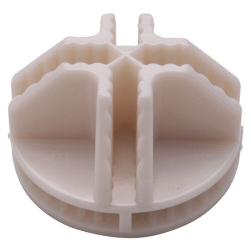 80 Pcs Grid  Connector Abs Connectors for Wire  Storage Shelving (White) 1