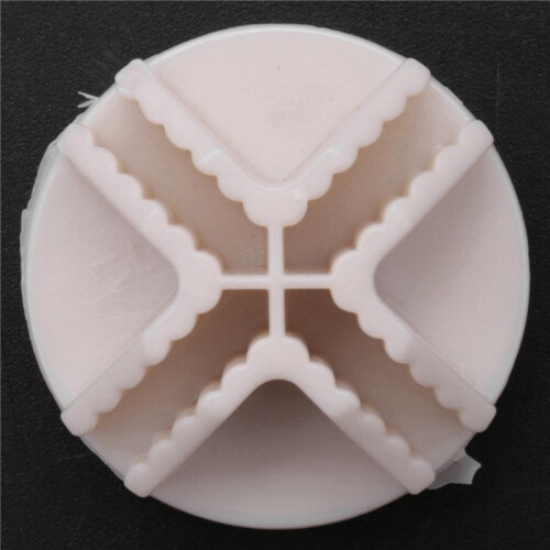 80 Pcs Grid  Connector Abs Connectors for Wire  Storage Shelving (White) 2