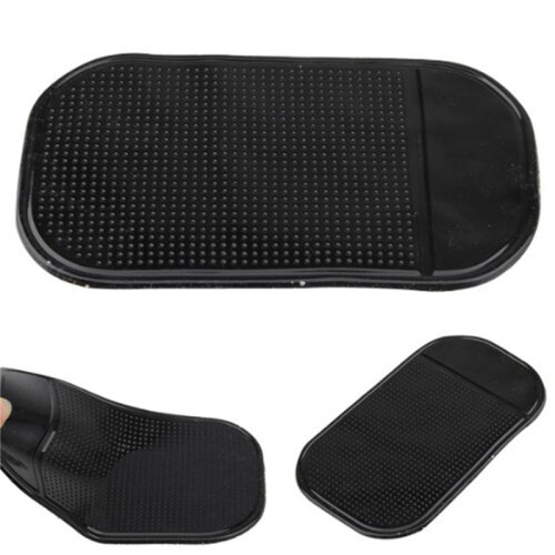 24 PCs Black Magic Sticky Pad Anti Slip Mat Car Dashboard for Cell Phone 1