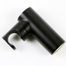 2X Bathroom Shower Bracket Brass Wall-Mounted Black Durable Portable Shower Holder Bath Accessories