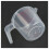 5X 500ml Home Lab Measuring Jug Pitcher Plastic Handle Pour Spout Container 1