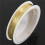 6X Coloured Brass Wire Gold 9m X 0.5mm 7