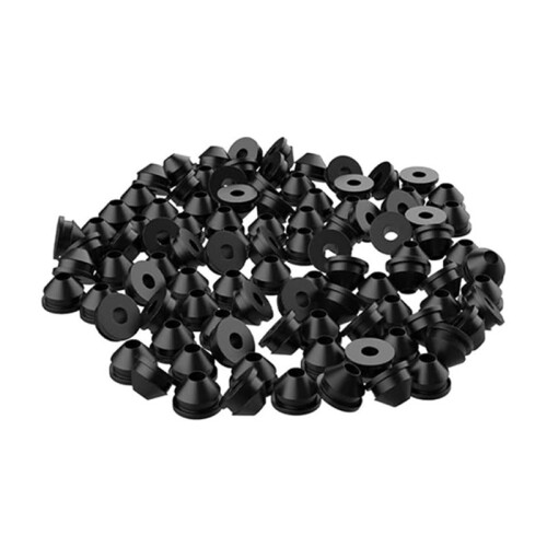 200PCS Cable Railing Rubber Grommets for 1/8Inch 5/32Inch 3/16Inch Cable for Metal Cable Railing Posts,Cable Railing Kit 2