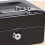 (Black) Fireproof Metal Lock Box for Home & Car 2