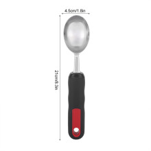 Multifunction Ice Cream Scoop with Non-Slip Handle, Zinc Alloy, 21x4.5x2.5cm