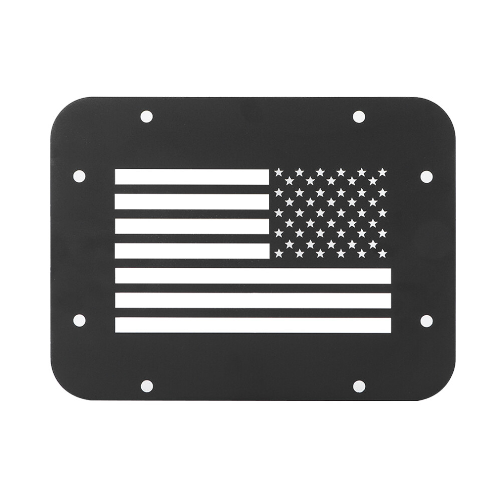 Metal Tailgate Vent Plate Cover For Jeep Wrangler Jk 2007-2018 Black 5071392698811