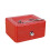 (red) Fireproof Metal Lock Box for Home & Car 3