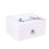(White) Fireproof Metal Lock Box for Home & Car 3
