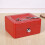 (red) Fireproof Metal Lock Box for Home & Car 4
