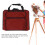 Waterproof Canvas Art Bag with Large Capacity, Red, Foldable & Durable 9