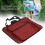 Waterproof Canvas Art Bag with Large Capacity, Red, Foldable & Durable 11