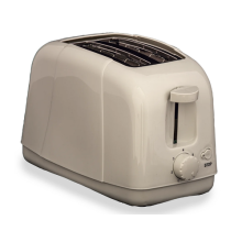 2 Slice Low Wattage Toaster 750W Cream
