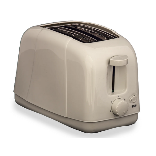 2 Slice Low Wattage Toaster 750W Cream