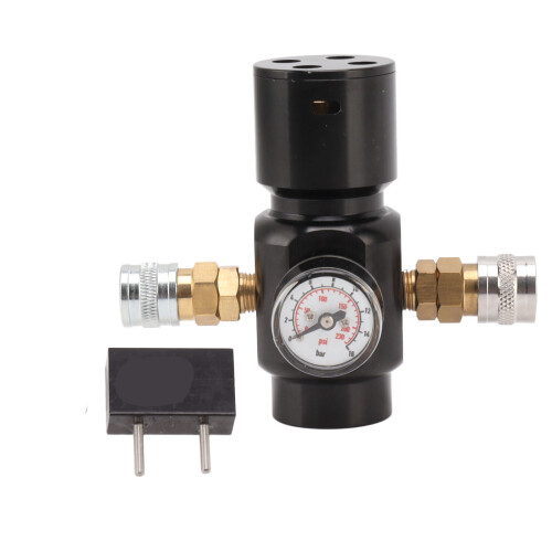 CO2Mini Regulator for Tank – Aluminium, Brass, Stainless
