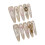 (L) 10Pcs French Tip Press On Nails with Bowknot 6