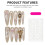 (L) 10Pcs French Tip Press On Nails with Bowknot 7